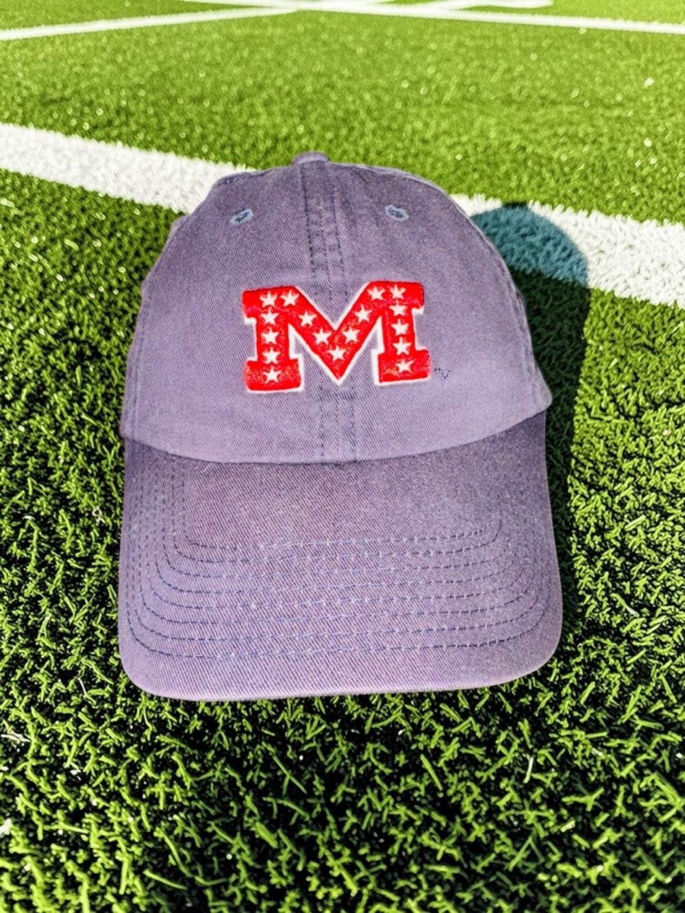 Ole Miss Rebels Top Of The World Blue Adjustable Logo